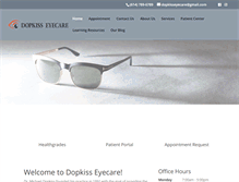Tablet Screenshot of drdopkiss.com